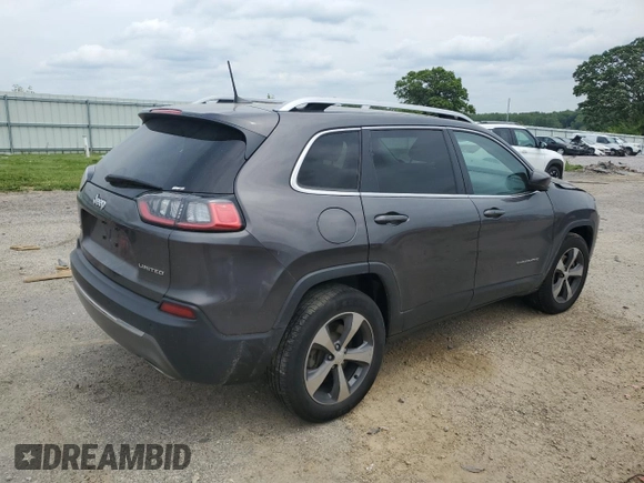 2019 Jeep Cherokee Limited with VIN 1C4PJMDN6KD117182, listed as a Copart auction lot 59202265 with 91,279 mi miles and Non repairable. Bid and sale history available at DreamBid. Image 3.