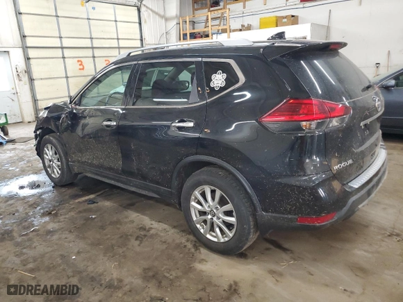 2017 Nissan Rogue SV with VIN 5N1AT2MV0HC897078, listed as a Copart auction lot 51037205 with 154,338 mi miles and Salvage Title. Bid and sale history available at carsss.com. Image 2.
