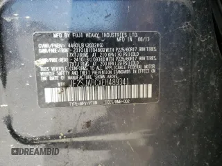 2014 Subaru Forester Premium z VIN JF2SJADCXEH489341, wystawiony jako Copart lot #48469135 z przebiegiem 138 716 mil mil oraz Szkoda całkowita • Salvage title. Historia ofert i sprzedaży dostępna na DreamBid. Obrazek 14.