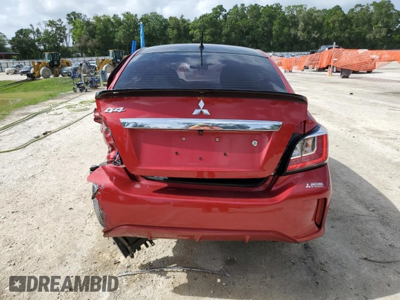 2023 Mitsubishi Mirage ES with VIN ML32FUFJ9PHF02215, listed as a Copart auction lot 59095235 with 48,067 mi miles and Non repairable. Bid and sale history available at DreamBid. Image 6.