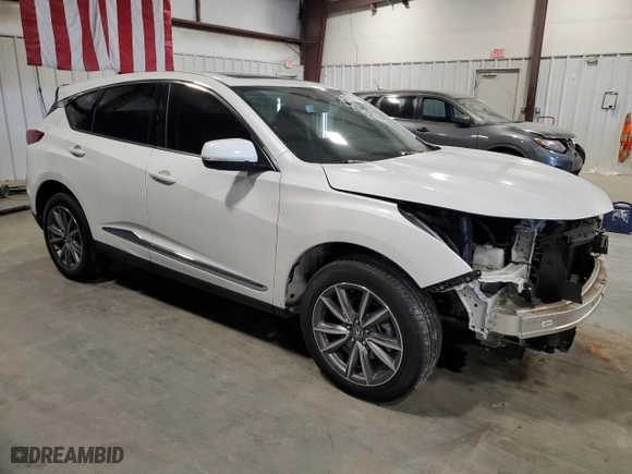 2021 Acura RDX w/Technology Package with VIN 5J8TC1H57ML017653, listed as a Copart auction lot 88155785 with 29,536 mi miles and Salvage Title. Bid and sale history available at carsss.com. Image 4.