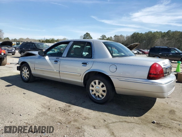 2008 Mercury Grand Marquis z VIN 2MHHM75VX8X604576, wystawiony jako Copart lot #49605405 z przebiegiem 142 553 mil mil oraz Szkoda całkowita • Salvage title. Historia ofert i sprzedaży dostępna na DreamBid. Obrazek 2.