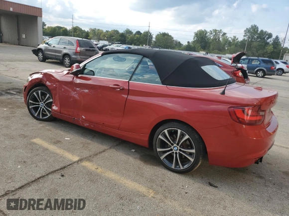 2017 BMW 2 Series 230i with VIN WBA2K9C30HV647412, listed as a Copart auction lot 70314504 with 49,695 mi miles and Salvage title. Bid and sale history available at DreamBid. Image 2.
