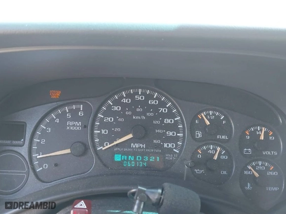 2002 Chevrolet Silverado 1500 with VIN 1GCEC14W62Z172789, listed as a IAAI auction lot 41763471 with 60,134 mi miles. Bid and sale history available at carsss.com. Image 7.