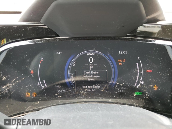 2024 Lexus NX 350h Luxury with VIN 2T2HKCEZ3RC020084, listed as a Copart auction lot 59913055 with 35,979 mi miles and Salvage title. Bid and sale history available at DreamBid. Image 9.