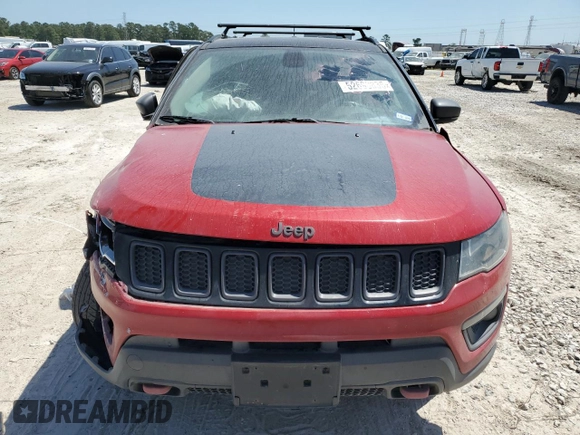 2020 Jeep Compass Trailhawk with VIN 3C4NJDDB6LT208185, listed as a Copart auction lot 56892265 with 90,924 mi miles and Salvage title. Bid and sale history available at DreamBid. Image 5.