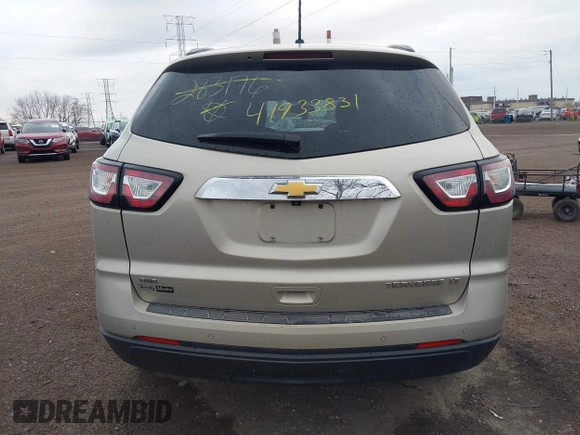 2014 Chevrolet Traverse LT with VIN 1GNKVGKD8EJ283176, listed as a IAAI auction lot 41933831 with 153,235 mi miles. Bid and sale history available at carsss.com. Image 16.