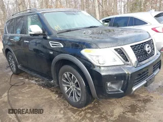 2020 Nissan Armada SL with VIN JN8AY2NC4LX519807, listed as a IAAI auction lot 41522194 with 108,532 mi miles. Bid and sale history available at carsss.com. Image 1.