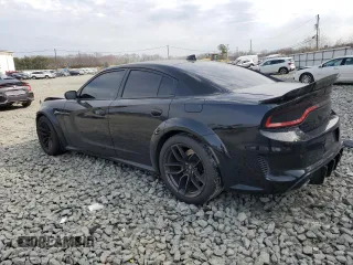 2021 Dodge Charger Scat Pack Widebody with VIN 2C3CDXGJXMH500777, listed as a Copart auction lot 48918325 with 35,706 mi miles and Salvage Title. Bid and sale history available at carsss.com. Image 2.