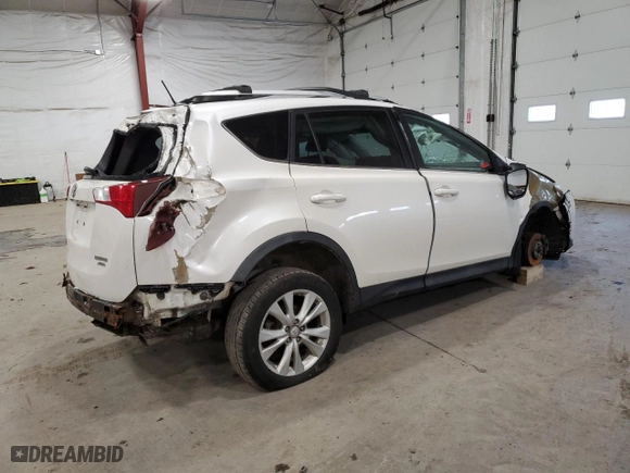 2014 Toyota RAV4 Limited with VIN 2T3DFREV1EW206987, listed as a Copart auction lot 54380345 with 0 mi miles and Non Repairable. Bid and sale history available at carsss.com. Image 3.