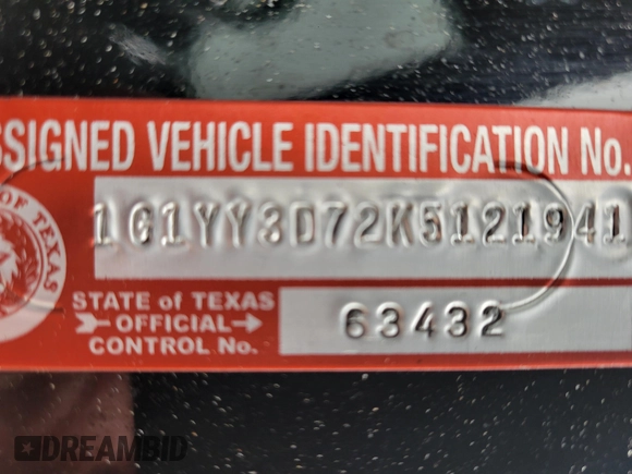 2019 Chevrolet Corvette Grand Sport 2LT with VIN 1G1YY3D72K5121941, listed as a IAAI auction lot 41640008 with 33,476 mi miles. Bid and sale history available at carsss.com. Image 9.