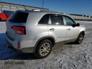 2014 Kia Sorento LX with VIN 5XYKTDA7XEG541478, listed as a Copart auction lot 86410184 with 122,986 mi miles and Salvage Title. Bid and sale history available at carsss.com. Image 3.