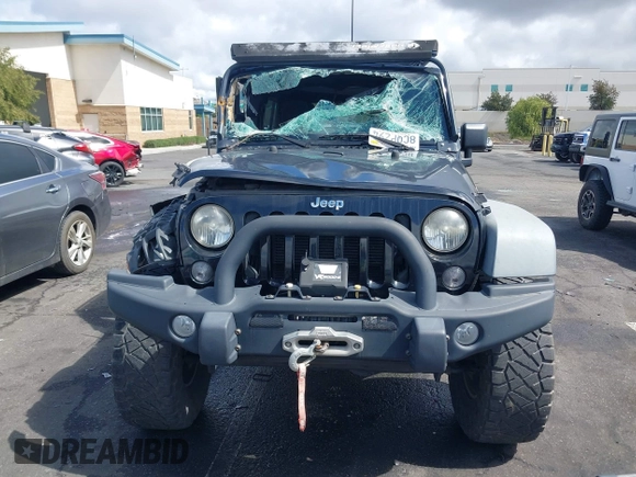 2014 Jeep Wrangler Unlimited Rubicon with VIN 1C4BJWFGXEL172622, listed as a IAAI auction lot 41782796 with 67,594 mi miles. Bid and sale history available at carsss.com. Image 13.
