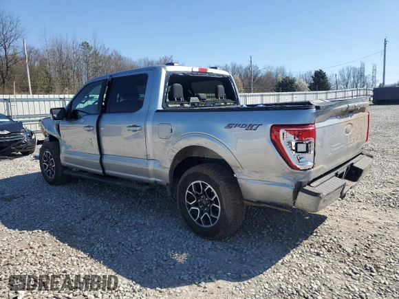 2021 Ford F-150 XL with VIN 1FTFW1E83MFB16972, listed as a Copart auction lot 48312565 with 62,092 mi miles and Salvage Title. Bid and sale history available at carsss.com. Image 2.