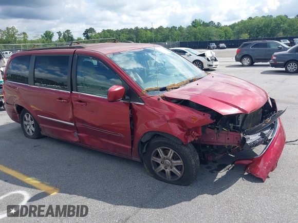 2012 Chrysler Town & Country Touring with VIN 2C4RC1BG0CR364038, listed as a IAAI auction lot 42259131 with 172,311 mi miles and . Bid and sale history available at DreamBid. Image 1.