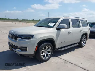 2022 Jeep Wagoneer Series II with VIN 1C4SJUBT2NS181344, listed as a IAAI auction lot 42062809 with 40,389 mi miles and . Bid and sale history available at DreamBid. Image 2.