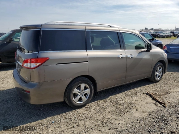 2017 Nissan Quest SV with VIN JN8AE2KP7H9166636, listed as a Copart auction lot 42658454 with 97,372 mi miles. Bid and sale history available at carsss.com. Image 3.