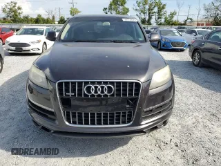 2013 Audi Q7 Premium Plus with VIN WA1LGAFE4DD007575, listed as a Copart auction lot 59078855 with 132,428 mi miles and Salvage title. Bid and sale history available at DreamBid. Image 5.