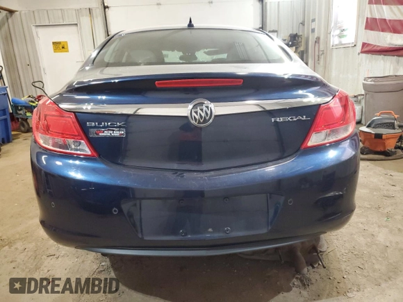 2012 Buick Regal Premium 1 with VIN 2G4GS5EK5C9182784, listed as a Copart auction lot 61051135 with Not provided miles and Non repairable. Bid and sale history available at DreamBid. Image 6.