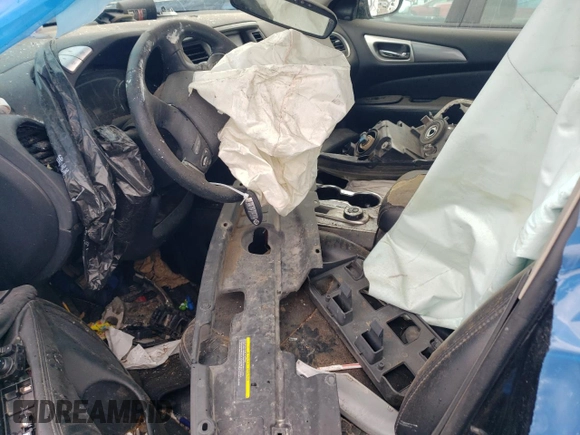 2018 Nissan Pathfinder SL z VIN 5N1DR2MM0JC636204, wystawiony jako Copart lot #55127915 z przebiegiem Nie podano mil oraz Szkoda całkowita • Salvage title. Historia ofert i sprzedaży dostępna na DreamBid. Obrazek 7.