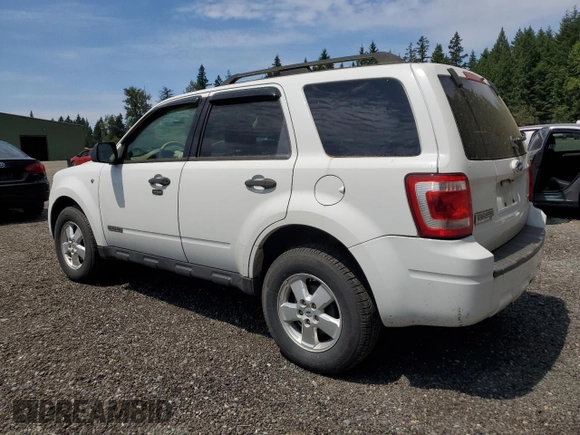 2008 Ford Escape XLT with VIN 1FMCU93108KA90367, listed as a Copart auction lot 60464585 with 205,566 mi miles and Clean title. Bid and sale history available at DreamBid. Image 2.