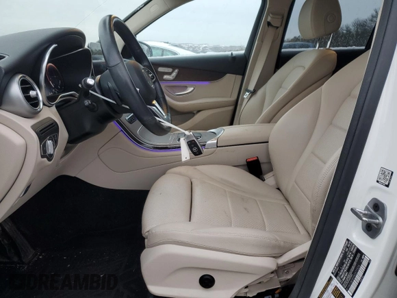 2022 Mercedes-Benz GLC 300 with VIN W1N0G8EB5NG077524, listed as a Copart auction lot 88498905 with 18,099 mi miles and Salvage title. Bid and sale history available at DreamBid. Image 7.