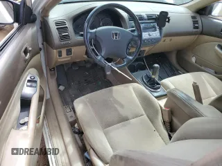 2005 Honda Civic LX with VIN 1HGEM21535L068543, listed as a Copart auction lot 67072854 with 229,873 mi miles and Salvage Title. Bid and sale history available at DreamBid. Image 8.
