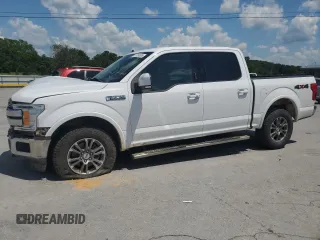 2020 Ford F-150 XL with VIN 1FTEW1E57LKF51467, listed as a Copart auction lot 61956535 with 61,495 mi miles and Salvage title. Bid and sale history available at DreamBid. Image 1.