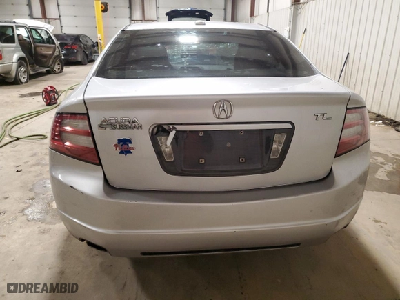 2008 Acura TL with VIN 19UUA662X8A042743, listed as a Copart auction lot 83440004 with 106,000 mi miles and Salvage Title. Bid and sale history available at carsss.com. Image 6.
