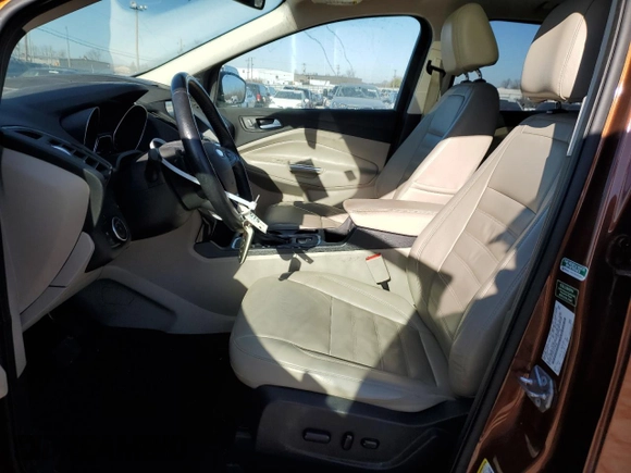2017 Ford Escape Titanium with VIN 1FMCU9JDXHUA78843, listed as a Copart auction lot 42809485 with 93,562 mi miles and Salvage Title. Bid and sale history available at carsss.com. Image 7.