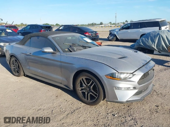 2020 Ford Mustang EcoBoost with VIN 1FATP8UH2L5112755, listed as a IAAI auction lot 41850462 with 93,214 mi miles. Bid and sale history available at carsss.com. Image 1.