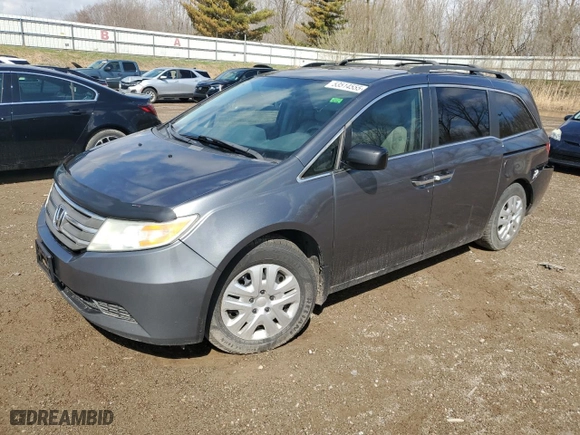 2013 Honda Odyssey EX with VIN 5FNRL5H45DB504702, listed as a Copart auction lot 53514555 with 223,512 mi miles and Clean Title. Bid and sale history available at carsss.com. Image 1.