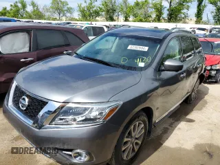 2015 Nissan Pathfinder S z VIN 5N1AR2MM6FC718321, wystawiony jako Copart lot #52392694 z przebiegiem 80 448 mil mil oraz Szkoda całkowita • Salvage title. Historia ofert i sprzedaży dostępna na DreamBid. Obrazek 1.