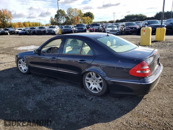 2003 Mercedes-Benz E-Class 5.0L with VIN WDBUF70J53A141452, listed as a Copart auction lot 75902244 with 0 mi miles and Salvage Title. Bid and sale history available at carsss.com. Image 2.
