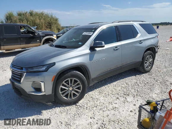 2023 Chevrolet Traverse LT Cloth with VIN 1GNERGKW8PJ194875, listed as a Copart auction lot 67810064 with 45,066 mi miles and Salvage Title. Bid and sale history available at carsss.com. Image 1.