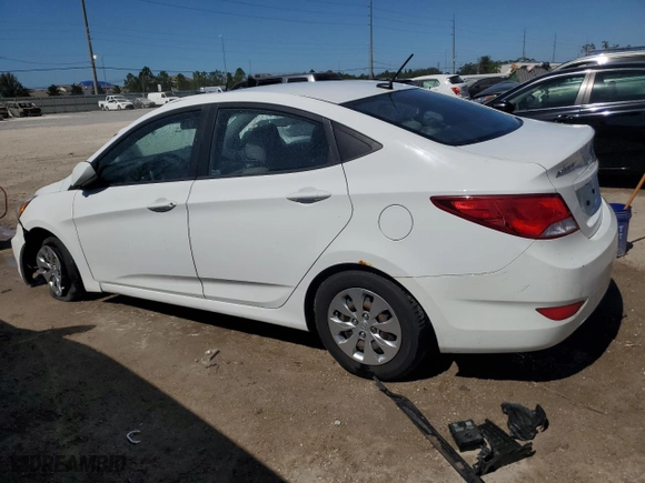 2017 Hyundai Accent SE with VIN KMHCT4AEXHU199158, listed as a Copart auction lot 74445114 with 107,201 mi miles and Clean Title. Bid and sale history available at carsss.com. Image 2.