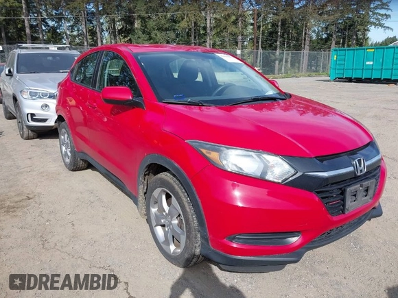 2017 Honda HR-V LX with VIN 3CZRU6H34HG700604, listed as a IAAI auction lot 42019802 with 95,530 mi miles. Bid and sale history available at carsss.com. Image 1.