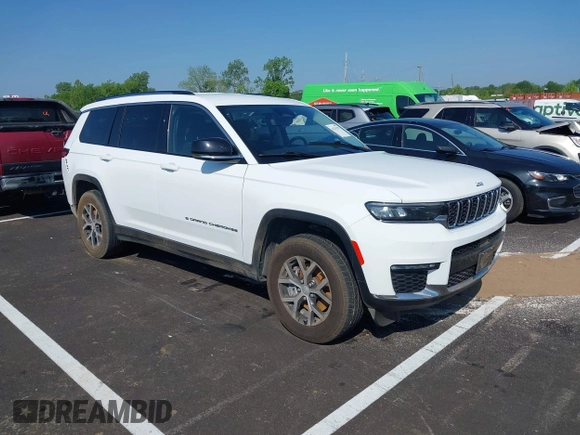 2023 Jeep Grand Cherokee Limited z VIN 1C4RJKBG2P8793419, wystawiony jako IAAI lot #42125191 z przebiegiem 64 510 mil mil oraz . Historia ofert i sprzedaży dostępna na DreamBid. Obrazek 1.