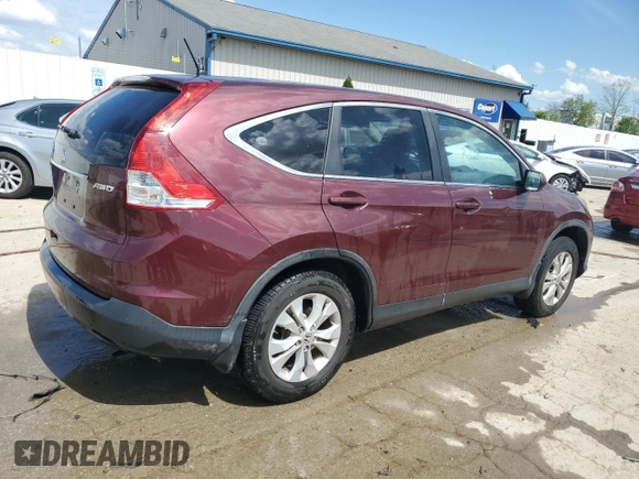2013 Honda CR-V EX with VIN 5J6RM4H58DL076311, listed as a Copart auction lot 52359475 with 136,221 mi miles and Salvage Title. Bid and sale history available at DreamBid. Image 3.