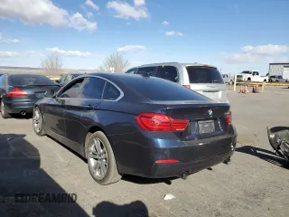 2018 BMW 4 Series 440i with VIN WBA4J5C57JBF07535, listed as a Copart auction lot 47117805 with 59,600 mi miles and Salvage Title. Bid and sale history available at DreamBid. Image 2.