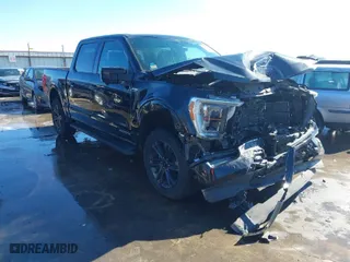 2021 Ford F-150 XL with VIN 1FTFW1ED5MFA77878, listed as a IAAI auction lot 41379916 with 95,731 mi miles. Bid and sale history available at carsss.com. Image 1.