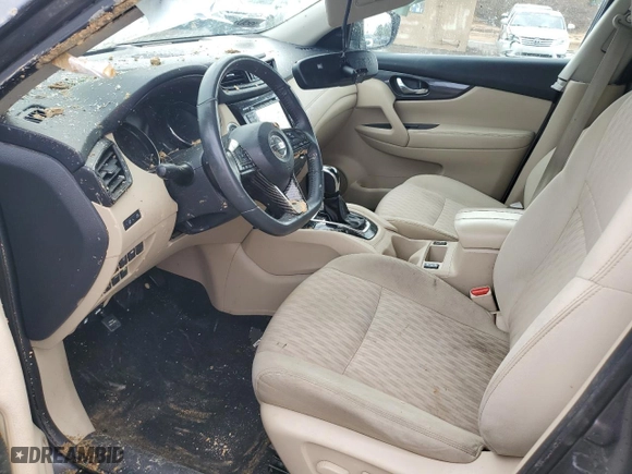2017 Nissan Rogue SV with VIN 5N1AT2MT6HC844805, listed as a Copart auction lot 83507734 with 148,846 mi miles and Salvage Title. Bid and sale history available at carsss.com. Image 7.