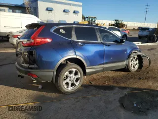 2017 Honda CR-V EX-L with VIN 2HKRW2H88HH658904, listed as a Copart auction lot 45985425 with 68,579 mi miles and Salvage Title. Bid and sale history available at DreamBid. Image 3.