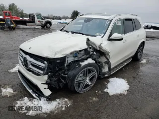 2020 Mercedes-Benz GLS with VIN 4JGFF8GEXLA271554, listed as a Copart auction lot 45098735 with 59,546 mi miles and Salvage Title. Bid and sale history available at carsss.com. Image 1.