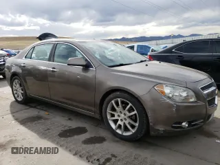 2012 Chevrolet Malibu LTZ with VIN 1G1ZG5E79CF280906, listed as a Copart auction lot 48709325 with 111,704 mi miles and Salvage Title. Bid and sale history available at DreamBid. Image 4.