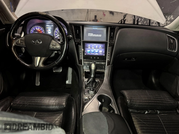 2014 Infiniti Q50 Sport with VIN JN1BV7AP7EM689505, listed as a IAAI auction lot 42172352 with 133,824 mi miles and . Bid and sale history available at DreamBid. Image 11.