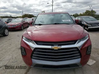2021 Chevrolet Blazer Premier with VIN 3GNKBLRS0MS541080, listed as a Copart auction lot 75990264 with 33,371 mi miles and Salvage title. Bid and sale history available at DreamBid. Image 5.