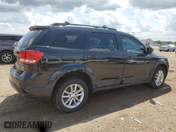 2013 Dodge Journey SXT with VIN 3C4PDCBG9DT619557, listed as a Copart auction lot 61551545 with 159,950 mi miles and Salvage title. Bid and sale history available at DreamBid. Image 3.