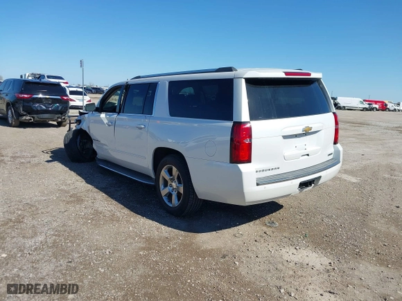 2017 Chevrolet Suburban Premier with VIN 1GNSCJKC7HR142082, listed as a IAAI auction lot 41749026 with 152,415 mi miles. Bid and sale history available at carsss.com. Image 3.