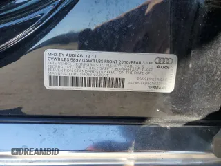 2012 Audi A8 L with VIN WAURVAFD8CN023149, listed as a Copart auction lot 44809175 with 153,437 mi miles and Salvage Title. Bid and sale history available at carsss.com. Image 12.